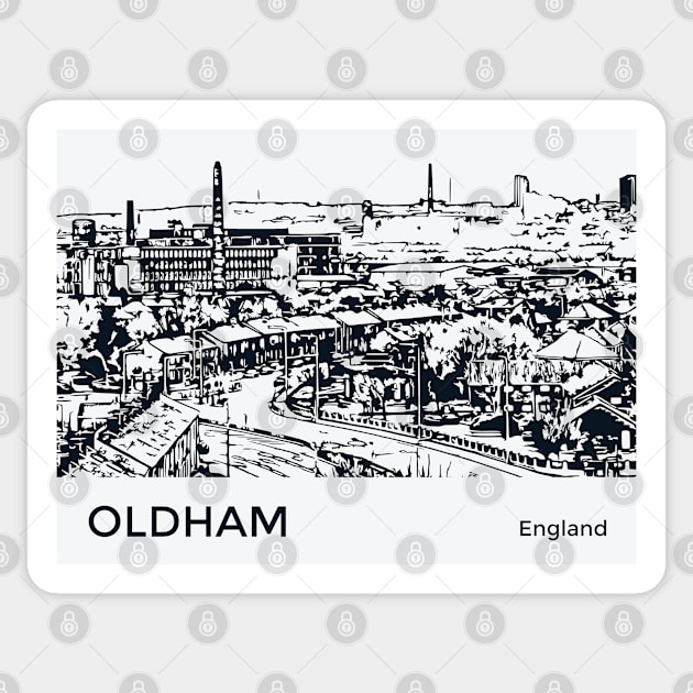 Oldham England Sticker by Lakeric